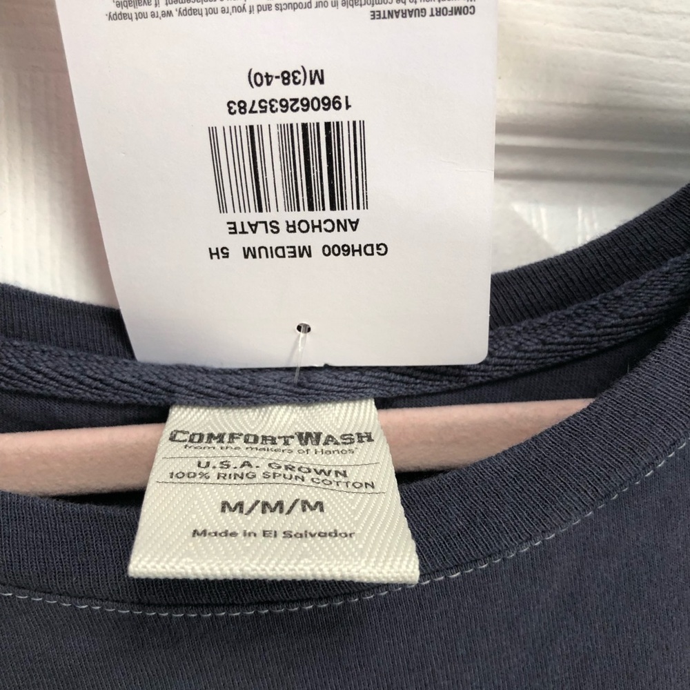 Hanes Comfortwash sleeveless tshirt dress Casual lot of 2 Medium USA Cotton New - Picture 12 of 16